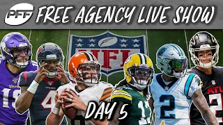 The PFF Free Agency Live Show: Day 5
