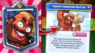 Best Super Champion Hog Rider Challenge Deck! (Clash Royale)