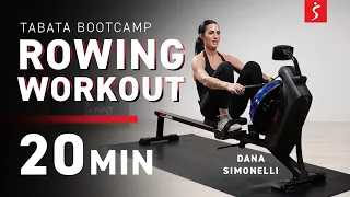 Rowing Workout: Tabata Bootcamp | 20 Minutes