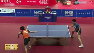 Wang Chuqin vs Cao Yantao | 2020 China Super League (Round 2)