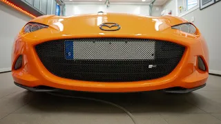 Zunsport grille installation with a twist - 2019 Mazda Miata MX5 ND2 30th Anniversary