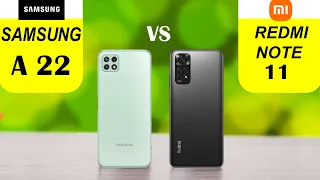 Samsung galaxy a22 vs redmi note 11