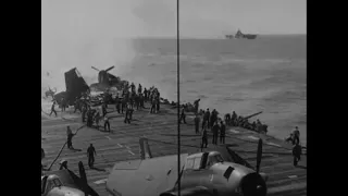 JAPANESE SUICIDE ATTACKS ON AIRCRAFT CARRIERS USS BELLEAU WOOD AND USS FRANKLIN, PHILIPPINE ISLANDS