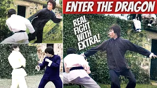 Enter the Dragon EXTRA Challenges BRUCE LEE to a REAL FIGHT! **MUST SEE**