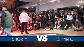 SNIPES FUNKIN STYLEZ 2019 - Popping Best 8 - SHORTY vs. POPPIN C