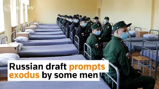 Russian draft prompts exodus by some men
