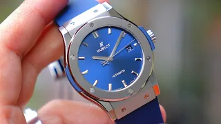 [Trẻ Khỏe] Hublot Classic Fusion Titanium Blue Rubber 42mm 542.NX.7170.RX | ICS Authentic 0982298881