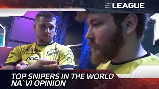 TOP Snipers in the world Na`Vi opinion @ E-League (ENG SUBS)