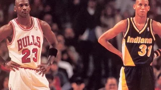 Michael Jordan vs Reggie Miller GOAT Duel 1998 ECF G7 - 50 Pts Combind, CLASSIC!