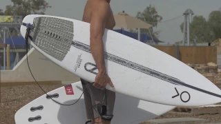 Kelly Slater surfs and shares thoughts on the Helium Gamma and LFT Gamma by Slater Designs