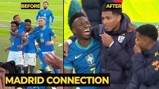 Jude Bellingham runs to embrace Vinicius Jr and Rodrygo after England loss vs Brazil | Football News