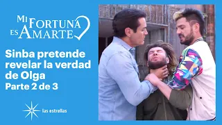 Mi fortuna es amarte 2/3: Vicente enfrenta a Sinba por ser el culpable de sus desgracias | C-84