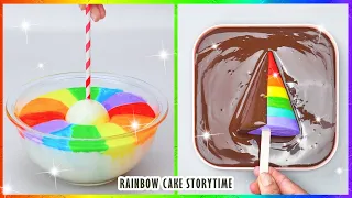 🥴 Cheating Storytime 🍰 10 Satisfying Rainbow Jelly Cake Decorating Compilation