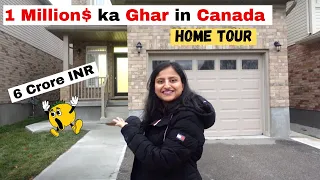 Home Tour- 1 Million $ House in Canada- Detached Property | Indian Family in Canada