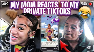 My Over Protective Mom reacts to my Private TikTok Video’s ( gone wrong again