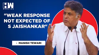 As China Renames Places In Arunachal, Manish Tewari Slams Jaishankar's "Weak Response"