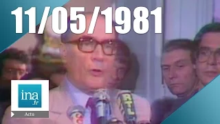 20h Antenne 2 du 11 mai 1981 - Election de François Mitterrand | Archive INA