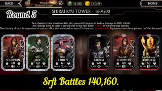Shirai Ryu Fatal Tower Bosses Battles 140,160 Fights + rewards | Mortal Kombat Mobile.