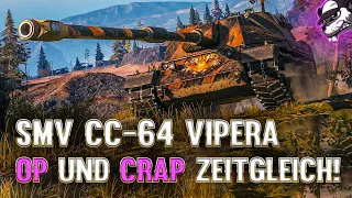 OP und Crap zeitgleich! SMV CC-64 Vipera Review [WoT - Gameplay - Deutsch - WQHD]