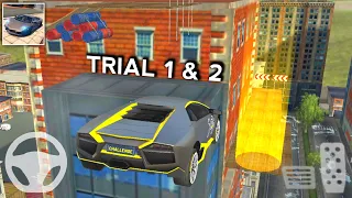 Extreme Car Driving Simulator 2021 - TRIAL 1 & TRIAL 2 Challenges - Android Car Gameplay