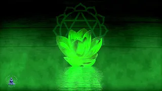 Heart Chakra Peaceful Healing Meditation Music | Crystal Singing Bowl | “Flute & Water”- Series