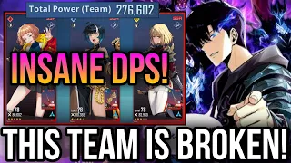 Solo Leveling Arise - Broken Team Destroys Everything! *INSANE DMG*