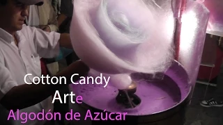 COTTON CANDY ART PRO - ARTE CON ALGODÓN DE AZÚCAR - 綿菓子 - 棉花糖 - Фигурная сахарная вата