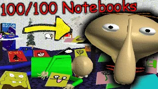 Baldi's Basics, but you collect 100 notebooks while you're suffering.