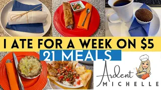 BUDGET CHALLENGE: TO EAT FOR A WEEK ON 5 DOLLARS