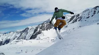 RIOT SKIS Arkadiy Kazakov Filming in Gletscherbahn Austria