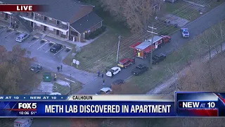 Meth lab discovered in apartment