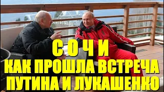 Как прошла встреча Путина и Лукашенко в Сочи