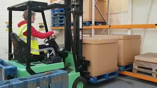 Forklift Training Video: STACKING WITH A FORKLIFT TRUCK