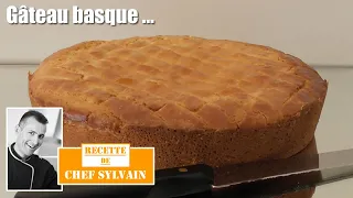 Basque cake - Recipe by Chef Sylvain