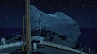 Столкновение «Титаника» с айсбергом/ Titanic Iceberg Collision Accurate