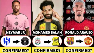 NEW CONFIRMED TRANSFERS AND RUMOURS SUMMER 2024, NEYMAR TO INTER MIAMI, ARAUJO TO MANCHESTER UNITED,