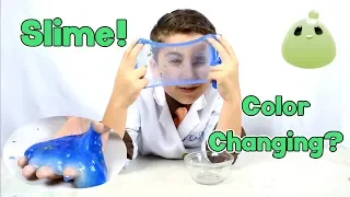 Can slime color change? The science of slime and color changing -JoJo's Science Show