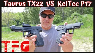 Taurus TX22 Competition VS KelTec P17 - TheFirearmGuy