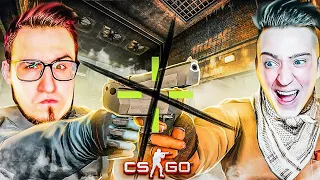 ОЧЕНЬ ПОТНАЯ БИТВА НА ДИГЛАХ БЕЗ ПРИЦЕЛОВ ЗА ПИЦЦУ С COFFI! ЧЕЛЛЕНДЖ В CS GO!