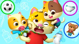 Take Care of Little Baby | Cartoon for Kids | Kids Songs | Mimi and Daddy | Meowmi Family Show