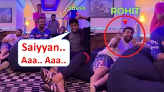 Watch Rohit Sharma Suryakumar Yadav Funny Saiyyan Singing Challenge