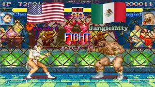 #arcade Super Street Fighter 2 Turbo ➤ swole t (Usa) vs JangiefMty (Mexico) スーパーストリートファイターII X