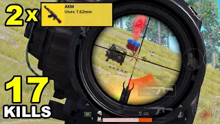 DOUBLE AKM GAMEPLAY | SOLO VS SQUAD - PUBG Mobile #61