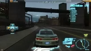 Need For Speed World: Chevrolet Camaro ZL1 race at Waterfront road