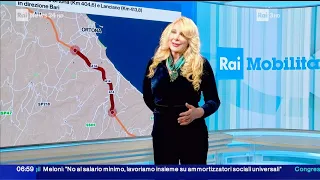 ALESSANDRA CANALE RAITRE/RAINEWS TRAFFICO 18 marzo 2023 ore 6:58