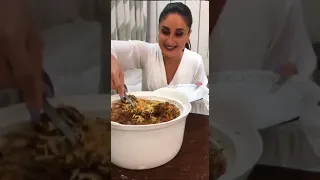 Kareena kapoor eating biryani