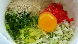 Easy Okonomiyaki Recipe | Japanese Cabbage Pancake