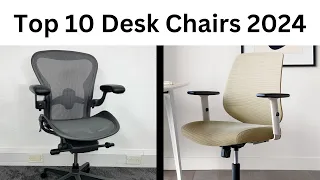 Top 10 Desk Chairs for Back Pain Sufferers 2024 Edition !