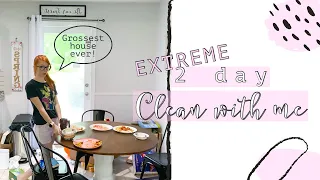 ✨EXTREME 2 DAY CLEAN WITH ME✨ | WHOLE HOUSE CLEAN WITH ME | SPEED CLEAN | CLEANING MOTIVATION