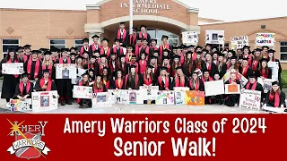 'Senior Walk' Amery High School Class of 2024